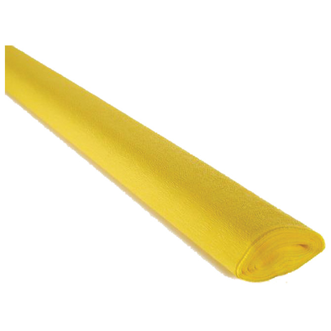 Papir krep  40g 50x250cm Cartotecnica Rossi 292 limun žuti