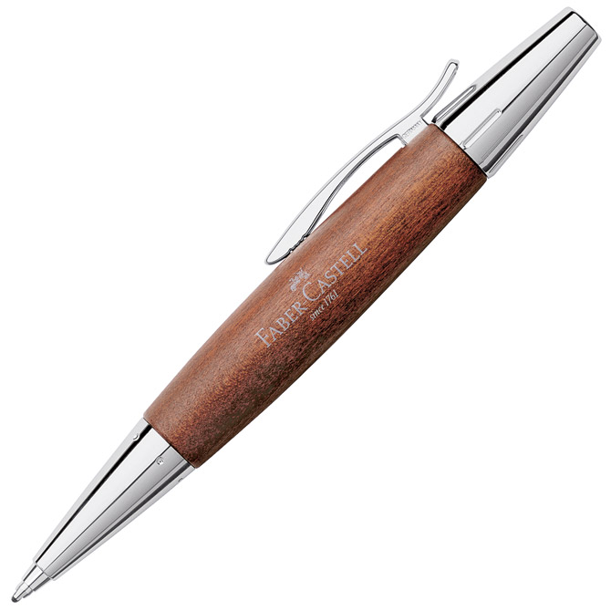Olovka kemijska drveno tijelo (drvo kruške) E-Motion Faber-Castell 148382 smeđa