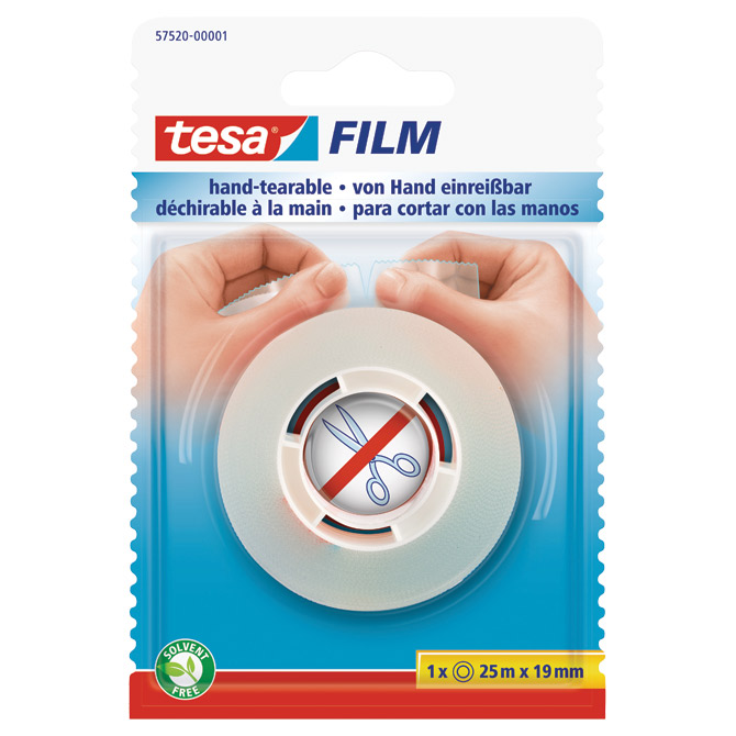 Traka ljepljiva 19mm/25m Tesafilm Tesa 57520 prozirna blister!!