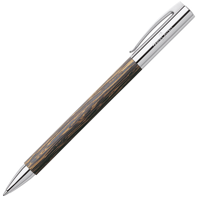 Olovka kemijska drveno tijelo (drvo kokos) Ambition Faber-Castell 148150 smeđa/crna **SELECTIVE