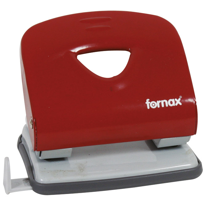 Bušač 2 rupe do  30 listova Fornax crveni - Black Friday
