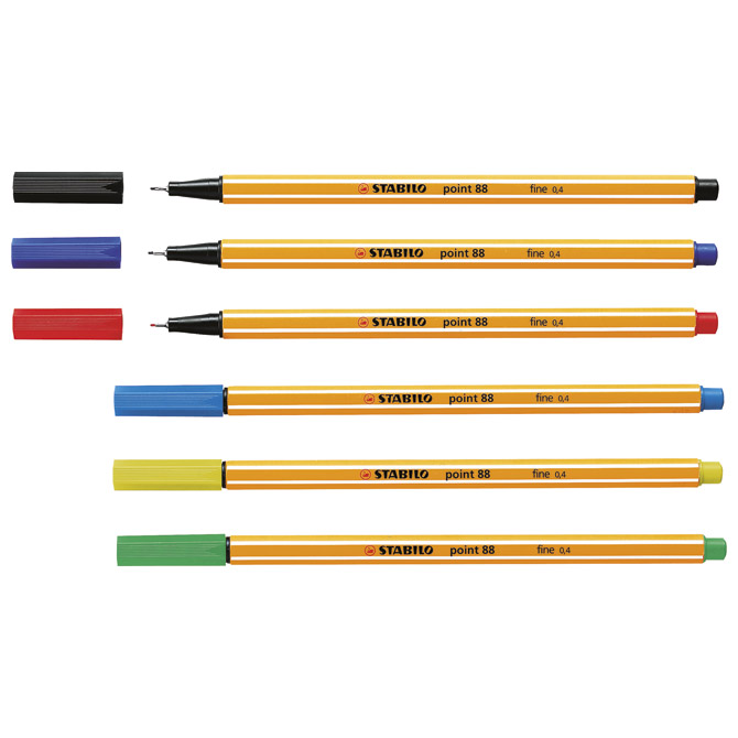 Flomaster 0,4 mm Point 88/36 Stabilo zeleni