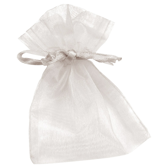 Vrećice ukrasne organdi 10x8cm pk24 Knorr Prandell 21-6399410 bijele