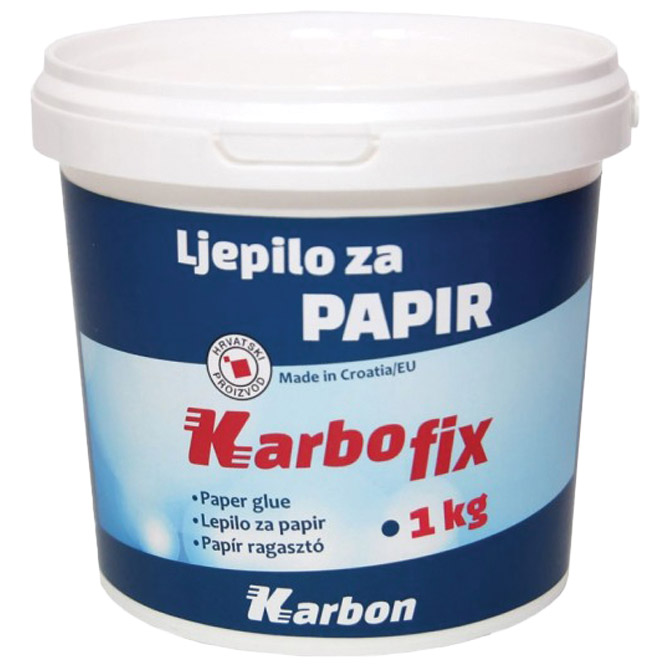 Ljepilo 1 kg Karbofix Karbon 53000 bijelo