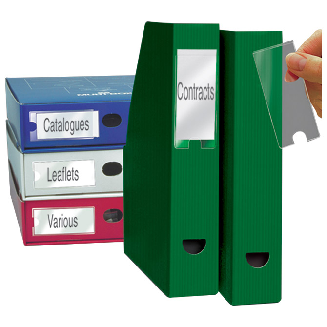 Etui za registrator samoljepljiv  75x150 mm+karton pk3 3L.(Djois)10350 blister