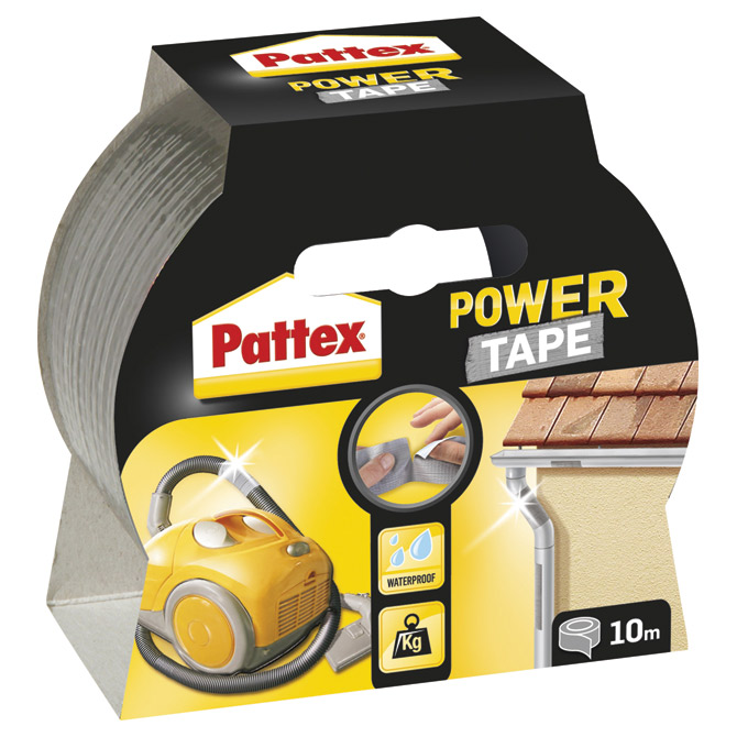 Traka ljepljiva 50mm/10m Power Tape Pattex Henkel 1677379 srebrna blister