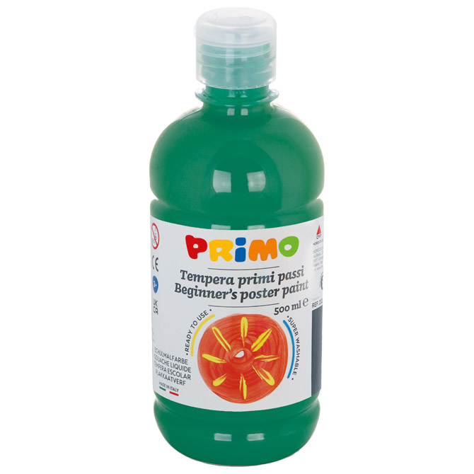 Boja tempera  0,5 litre Primo base CMP.202BR500630 tamno zelena