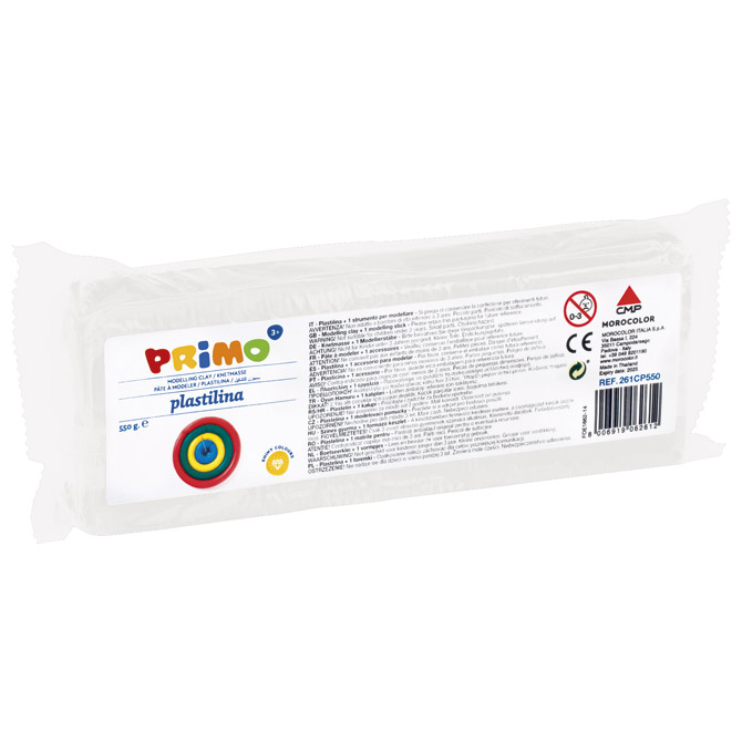 Plastelin 550g Primo 261CP550100 bijeli
