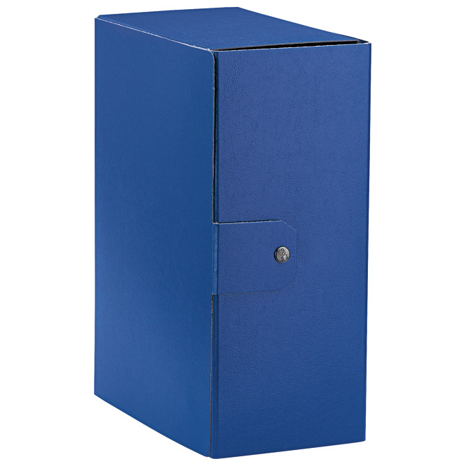 Mapa s gumbom hrbat-150mm A4 Eurobox Esselte C3505 plava