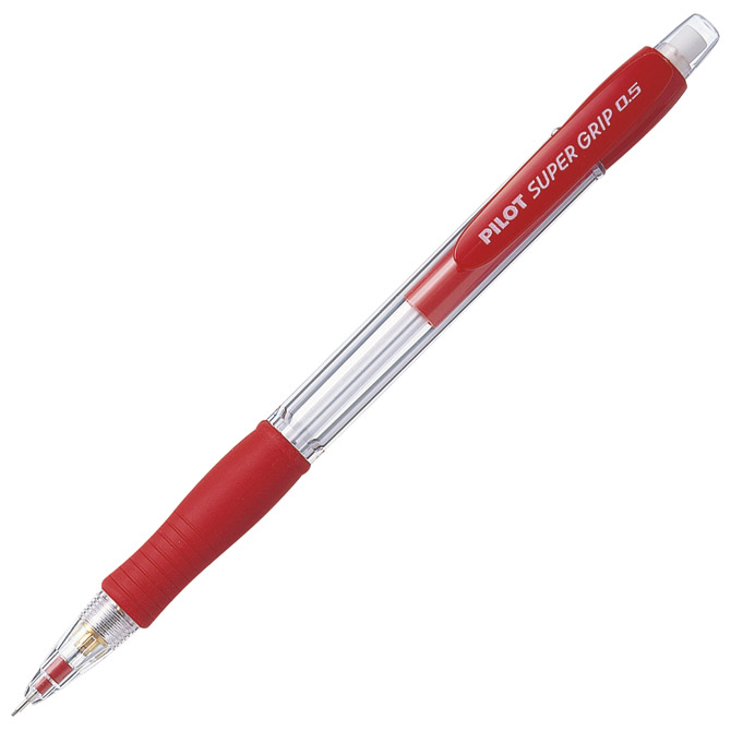 Olovka tehnička 0,5mm Super grip Pilot H-185-SL crvena