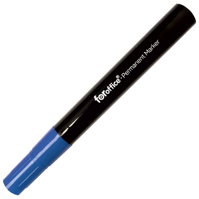 Marker permanentni 1,5-3mm okrugli vrh pk12 FORoffice plavi - Black Friday