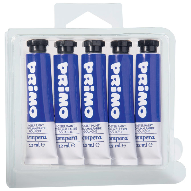 Boja tempera 12ml aluminijska tuba pk5 CMP.440TRA500 tamno plava blister