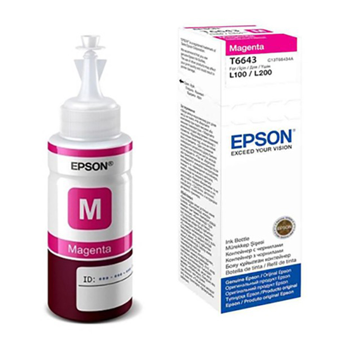 Ink Jet Epson L110/210/355/550/L605,T6643 original crveni