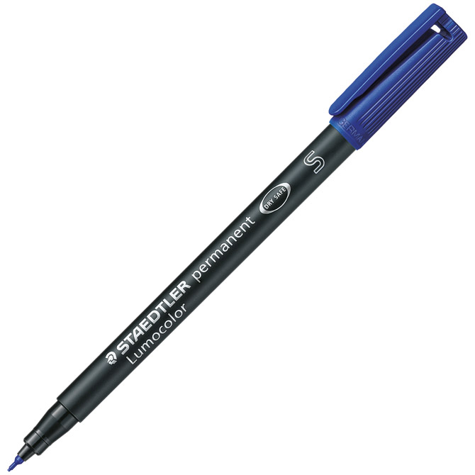 Marker permanentni 0,4mm Lumocolor Staedtler 313-3 plavi