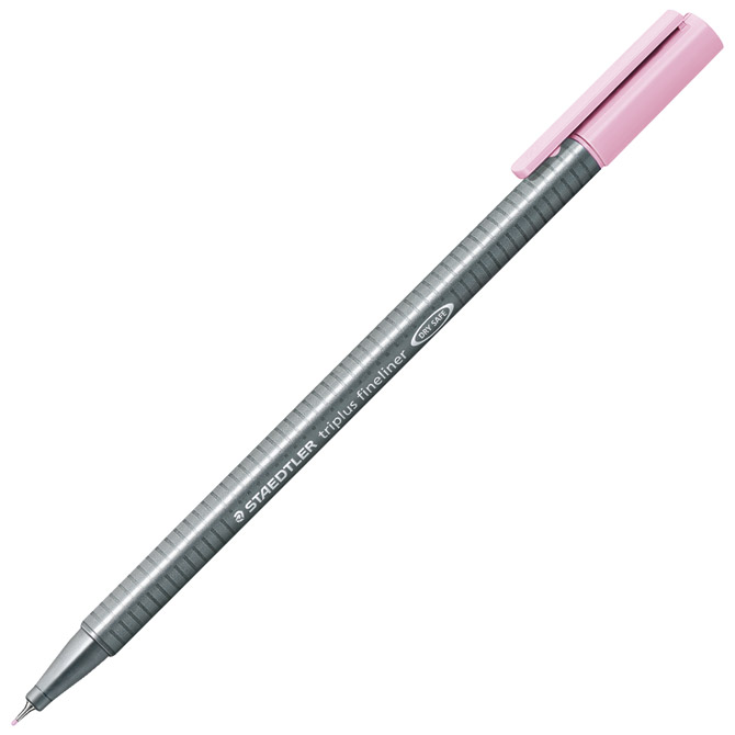 Flomaster fineliner 0,3mm Triplus Staedtler 334-21 pastelno rozi