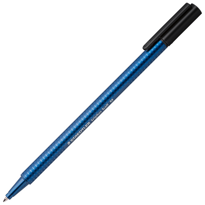 Olovka kemijska ball Triplus Staedtler 437M-9 crna!!
