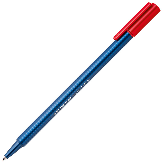 Olovka kemijska ball Triplus Staedtler 437M-2 crvena!!