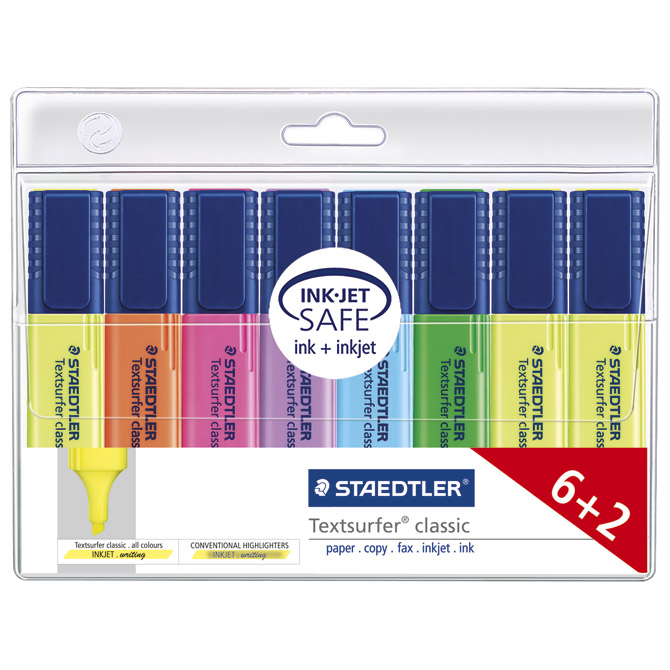 Signir 1-5mm classic Staedtler 364 A WP8 8boja (6+2gratis)