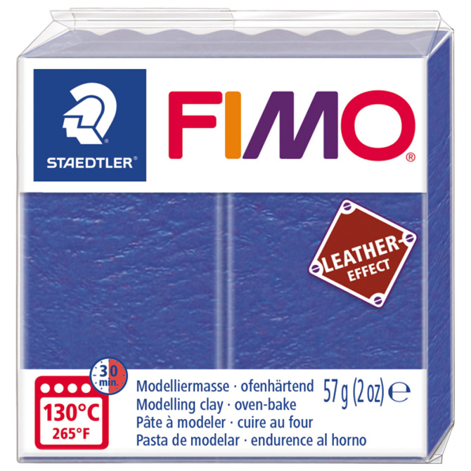 Masa za modeliranje   57g Fimo Effect Leather-effect Staedtler 8010-309 indigo