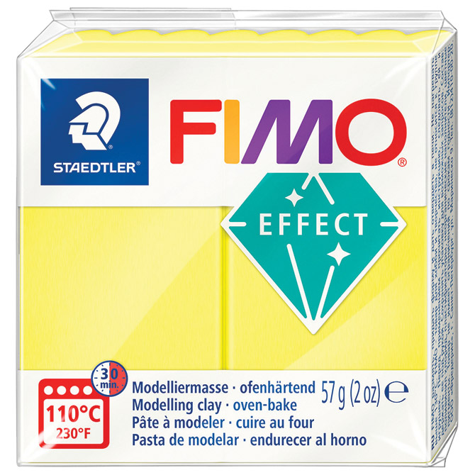 Masa za modeliranje   57g Fimo Effect Neon Staedtler 8010-101 neon žuta 