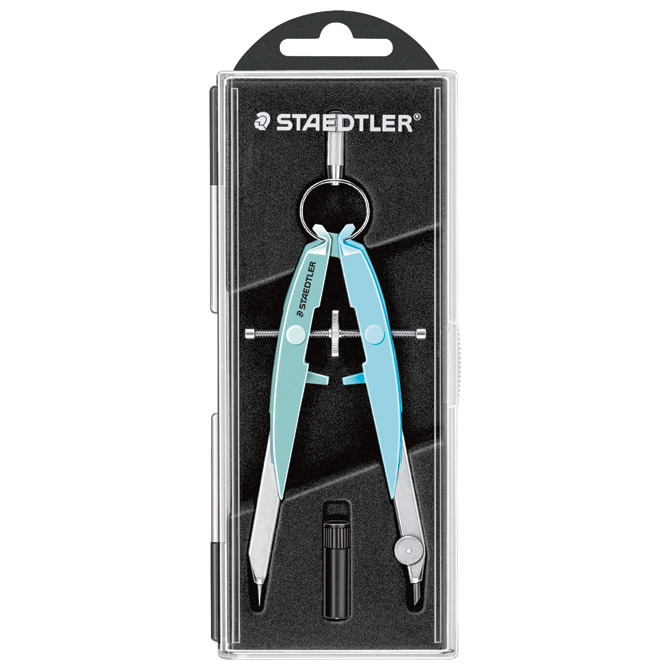 Šestar s preciznim podešavanjem Mars Comfort 556 Pastel Staedtler 556 00-PA1 mint/plavi blister