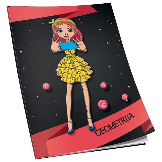 Obrazac školski geometrija Soft+ Connect Girl