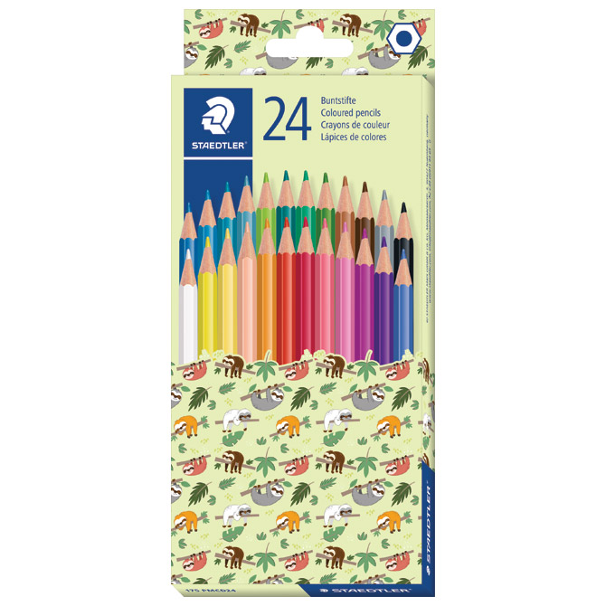 Boje drvene  24boje Pattern Mix Staedtler 175 PMCD24 blister