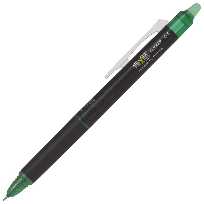 Roler gel 0,5mm Frixion point clicker piši-briši Pilot BLRT-FRP5-G zeleni