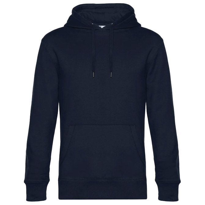Majica dugi rukavi B&C King Hooded 280g tamnoplava M