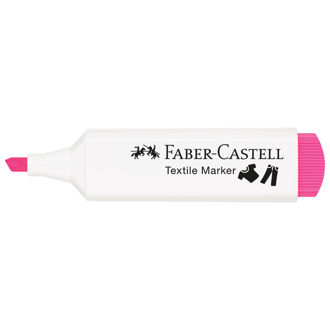 Marker za tekstil 1-5mm Neon Faber-Castell 159529 rozi