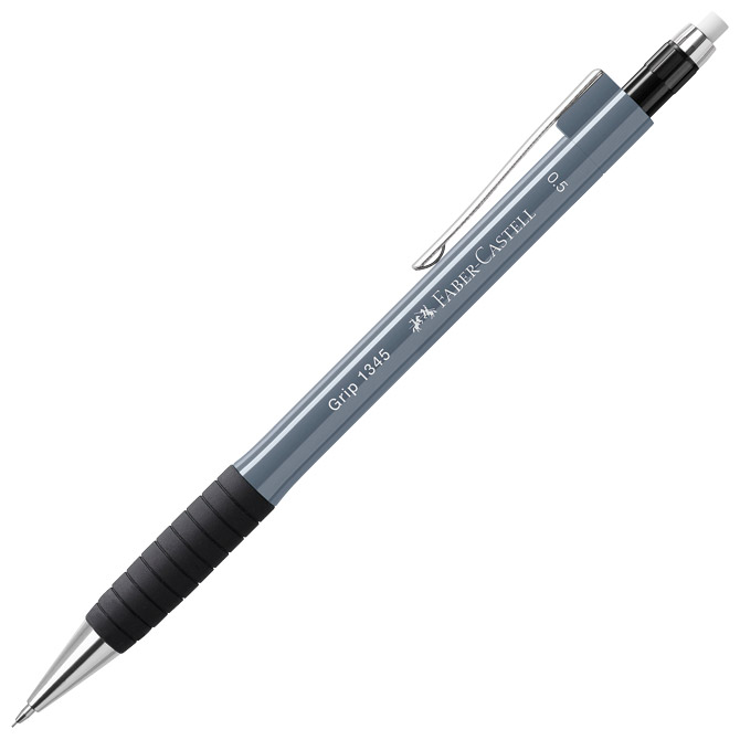 Olovka tehnička 0,5mm grip 1345 Faber-Castell 134589 siva