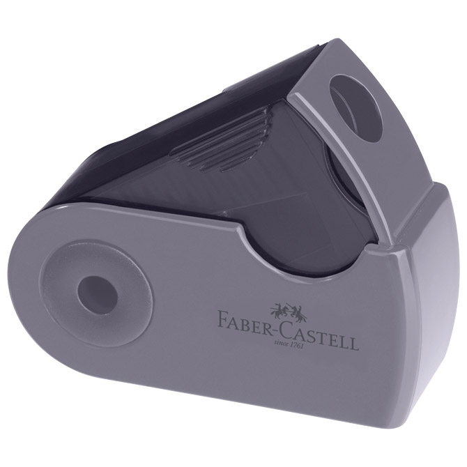 Šiljilo pvc s pvc kutijom 1rupa Sleeve Mini Faber-Castell 182734 sortirano