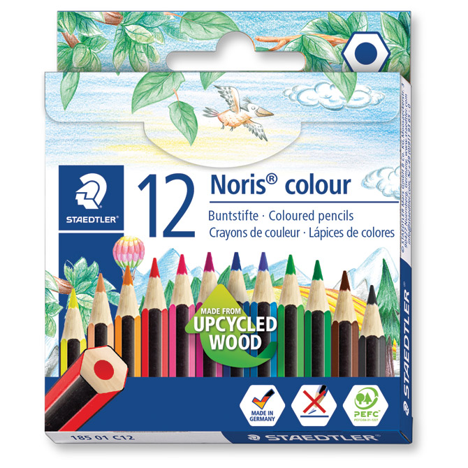 Boje drvene  12boja kratke Noris colour Staedtler 185 01 C12 blister
