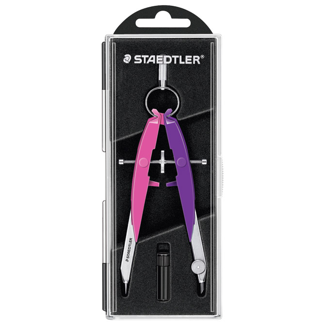 Šestar s preciznim podešavanjem Mars Comfort 556 Neon Staedtler 556 00-N2 rozo/ljubičasti blister
