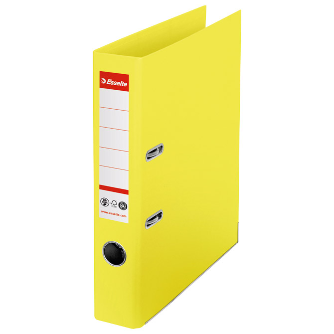 Registrator A4 uski samostojeći CO2 neutral Vivida Esselte 627573 žuti