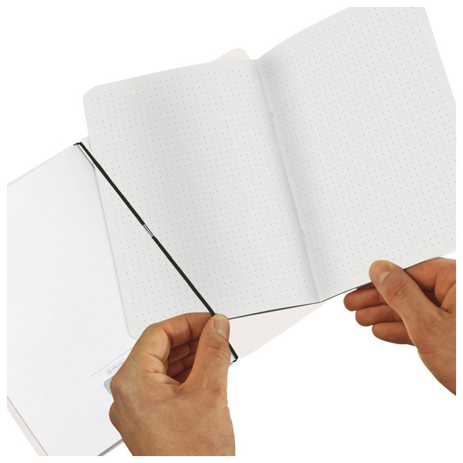 Notes A5 crte (isprekidane) 40L 80g s gumicom Just Black my.book flex Herlitz 50039784