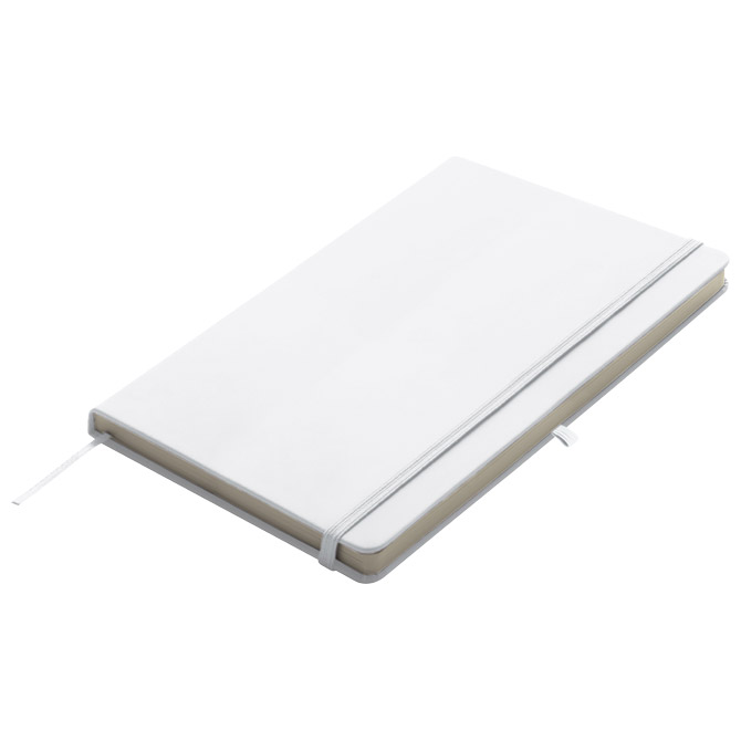 Notes 13x21cm čisti 96L s gumicom bijeli