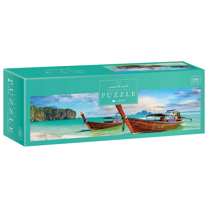 Puzzle 1000 kom (panorama) Around the World 2 Interdruk