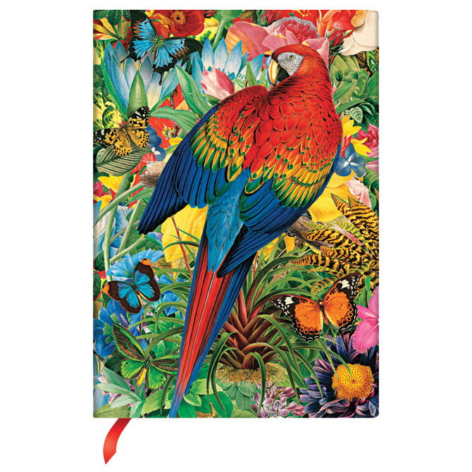 Notes 13x18 cm-midi crte  72L s gumicom Tropical Garden Paperblanks PB9306-0