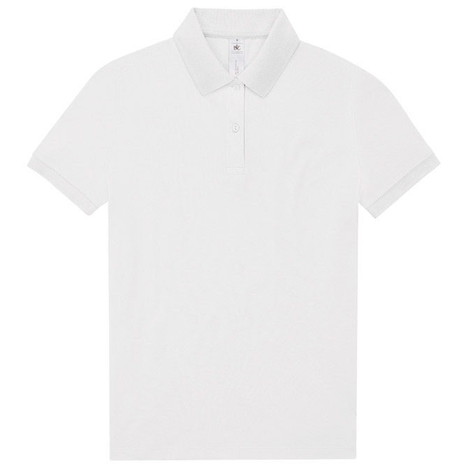 Majica kratki rukavi B&C MyPolo180 Women 180g bijela S 
