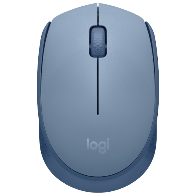 Miš usb 3tipke optički bežični M171 Logitech plavo/sivi blister