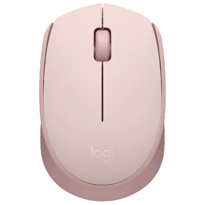 Miš usb 3tipke optički bežični M171 Logitech rozi blister