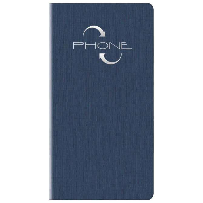 Adresar telefonski  70x136 mm A-Ž Furore 814 tamnoplavi