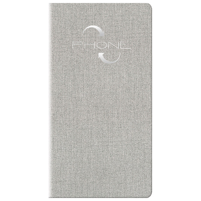 Adresar telefonski  70x136 mm A-Ž Furore 806 srebrni