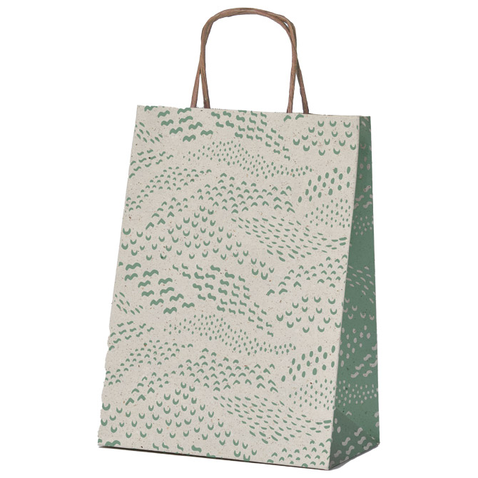 Vrećice ukrasne 36x41x12 cm Carta Erba Rex-Saul Sadoch SDF36-309F bijela/zelena