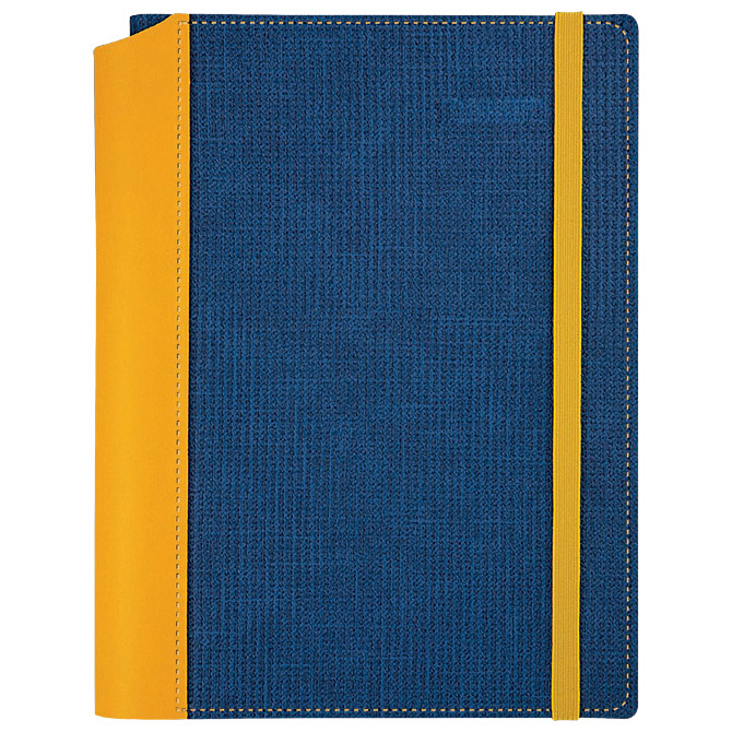 Notes B5 crte 160L 80g s gumicom, fleksibilna korica, Borneo plavo/žuti!!