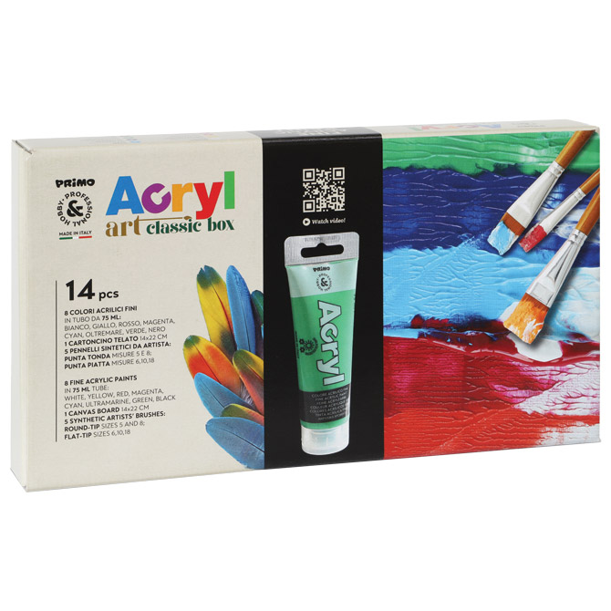 Set akrilni 75ml pk14 Primo 4201BOX3