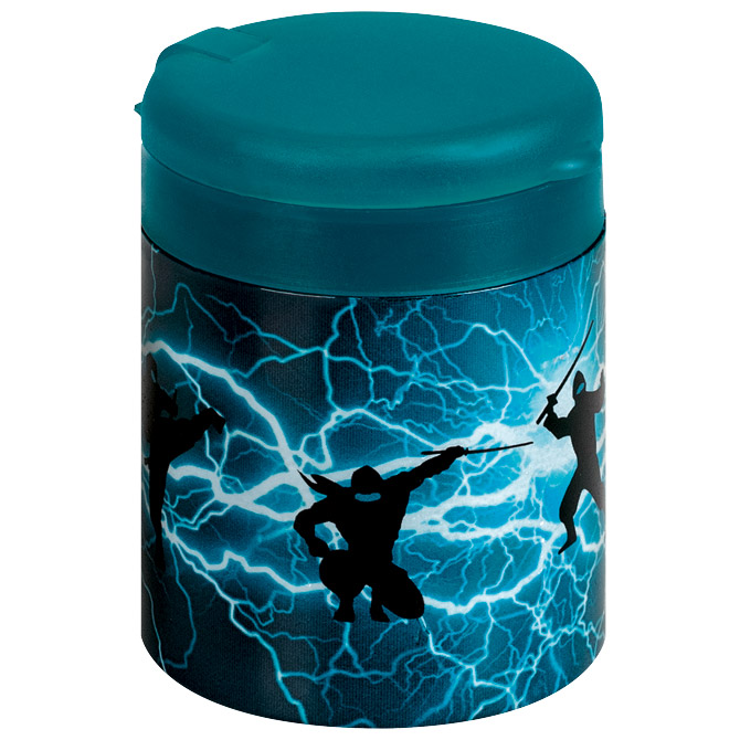 Šiljilo metalno s pvc kutijom 2rupe Ninja Brunnen 10-29891 321!!