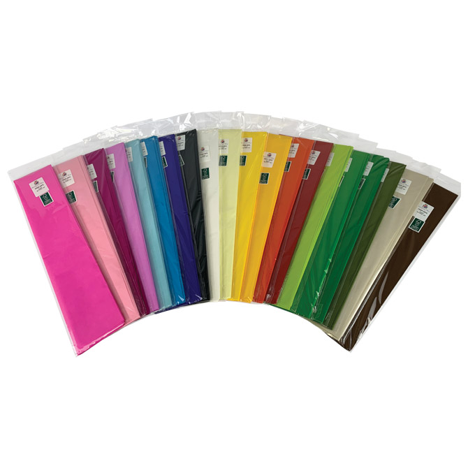 Papir ukrasni Tissue 50x76 cm pk6 Cartotecnica Rossi F038 zeleni blister