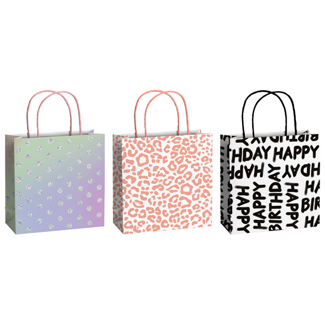 Vrećice ukrasne 20x20x8 cm Birthday Stewo 5335 99 sortirano